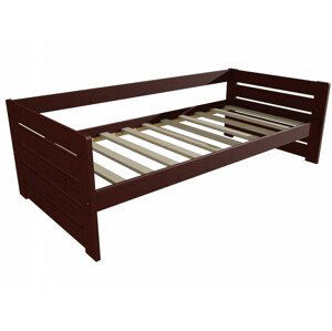 Dětská postel DP 030 (Rozměr: 70 x 160 cm, Barva dřeva: moření ořech)