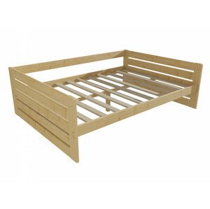 Dětská postel DP 030 XL (Rozměr: 120 x 200 cm, Barva dřeva: bezbarvý lak)