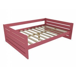 Dětská postel DP 030 XL (Rozměr: 120 x 200 cm, Barva dřeva: barva růžová)