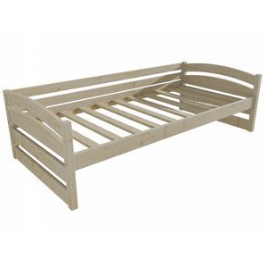 Dětská postel DP 031 (Rozměr: 70 x 160 cm, Barva dřeva: surové dřevo)