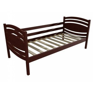 Dětská postel DP 032 (Rozměr: 90 x 160 cm, Barva dřeva: moření ořech)