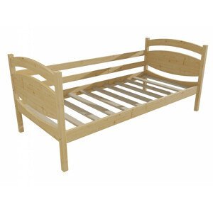 Dětská postel DP 033 (Rozměr: 80 x 170 cm, Barva dřeva: bezbarvý lak)