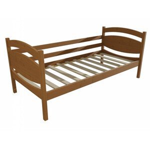 Dětská postel DP 033 (Rozměr: 70 x 160 cm, Barva dřeva: moření dub)