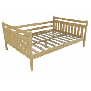 Dětská postel DP 034 XL (Rozměr: 160 x 200 cm, Barva dřeva: bezbarvý lak)