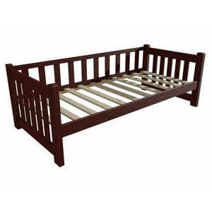 Dětská postel DP 035 (Rozměr: 90 x 190 cm, Barva dřeva: moření ořech)