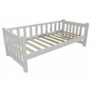 Dětská postel DP 035 (Rozměr: 80 x 170 cm, Barva dřeva: barva bílá)