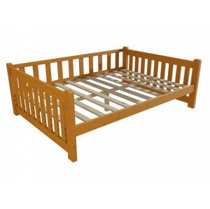Dětská postel DP 035 XL (Rozměr: 120 x 200 cm, Barva dřeva: moření olše)