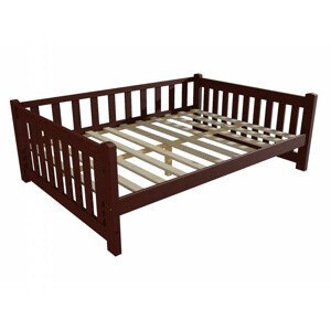 Dětská postel DP 035 XL (Rozměr: 120 x 200 cm, Barva dřeva: moření ořech)