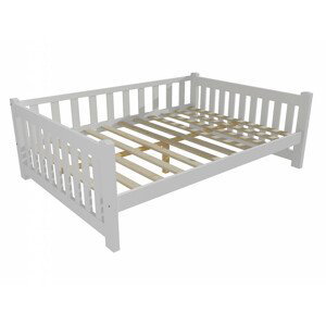 Dětská postel DP 035 XL (Rozměr: 140 x 200 cm, Barva dřeva: barva bílá)