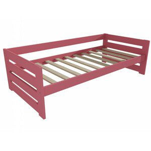 Dětská postel M 002 NEW* (Rozměr: 70 x 160 cm, Barva dřeva: barva růžová)