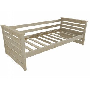 Dětská postel M 003 NEW* (Rozměr: 70 x 160 cm, Barva dřeva: surové dřevo)