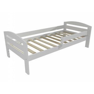 Dětská postel M 010 NEW* se zábranou (Rozměr: 90 x 190 cm, Barva dřeva: barva bílá)