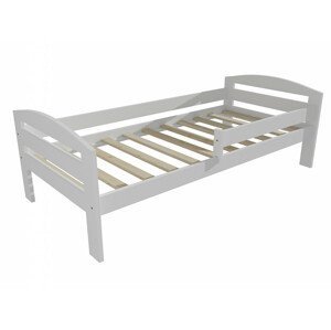 Dětská postel M 010 NEW* se zábranou (Rozměr: 90 x 200 cm, Barva dřeva: barva bílá)