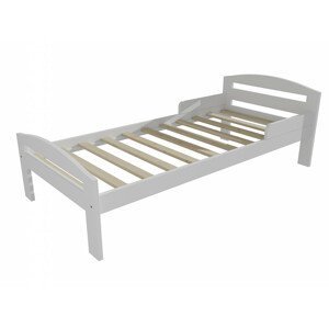 Dětská postel M 011 NEW* se zábranou (Rozměr: 70 x 160 cm, Barva dřeva: barva bílá)