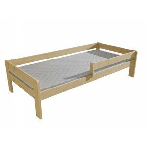 Dětská postel se zábranou VMK003C KIDS (Rozměr: 70 x 160 cm, Barva dřeva: moření olše)