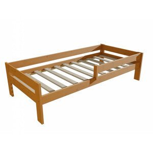 Dětská postel se zábranou VMK006C KIDS (Rozměr: 80 x 170 cm, Barva dřeva: moření olše)