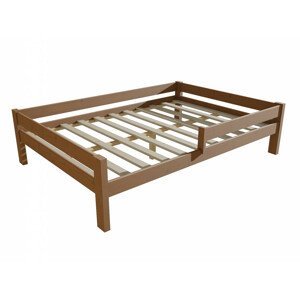 Dětská postel se zábranou VMK013C KIDS (Rozměr: 140 x 200 cm, Barva dřeva: moření dub)