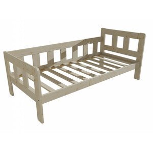 Dětská postel VMK010EB KIDS (Rozměr: 100 x 200 cm, Barva dřeva: surové dřevo)