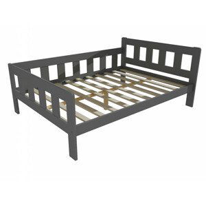 Dětská postel VMK010EB KIDS (Rozměr: 120 x 200 cm, Barva dřeva: barva šedá)