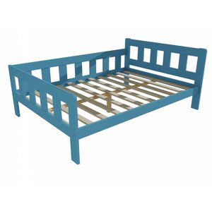Dětská postel VMK010EB KIDS (Rozměr: 140 x 200 cm, Barva dřeva: barva modrá)