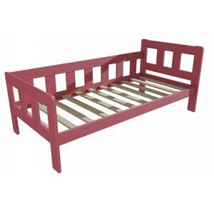 Dětská postel VMK010EB KIDS (Rozměr: 70 x 160 cm, Barva dřeva: barva růžová)