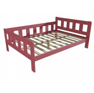 Dětská postel VMK010EB KIDS (Rozměr: 120 x 200 cm, Barva dřeva: barva růžová)