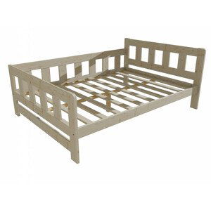Dětská postel VMK010FB KIDS (Rozměr: 140 x 200 cm, Barva dřeva: surové dřevo)