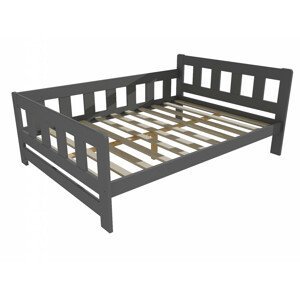 Dětská postel VMK010FB KIDS (Rozměr: 120 x 200 cm, Barva dřeva: barva šedá)