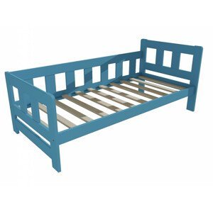 Dětská postel VMK010FB KIDS (Rozměr: 70 x 160 cm, Barva dřeva: barva modrá)