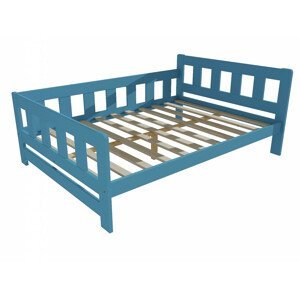 Dětská postel VMK010FB KIDS (Rozměr: 120 x 200 cm, Barva dřeva: barva modrá)