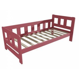 Dětská postel VMK010FB KIDS (Rozměr: 80 x 160 cm, Barva dřeva: barva růžová)