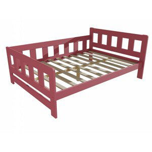Dětská postel VMK010FB KIDS (Rozměr: 140 x 200 cm, Barva dřeva: barva růžová)