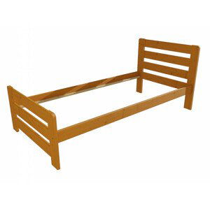 Jednolůžková postel VMK001D (Rozměr: 80 x 200 cm, Barva dřeva: moření olše)