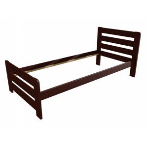 Jednolůžková postel VMK001D (Rozměr: 80 x 200 cm, Barva dřeva: moření ořech)