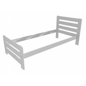 Jednolůžková postel VMK001D (Rozměr: 90 x 200 cm, Barva dřeva: barva bílá)