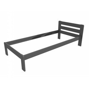 Jednolůžková postel VMK002A (Rozměr: 90 x 200 cm, Barva dřeva: barva šedá)