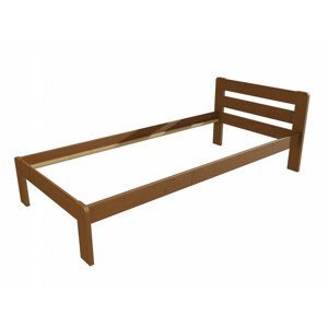 Jednolůžková postel VMK002A (Rozměr: 90 x 200 cm, Barva dřeva: moření dub)