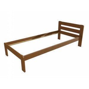 Jednolůžková postel VMK002A (Rozměr: 100 x 200 cm, Barva dřeva: moření dub)