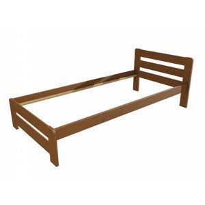 Jednolůžková postel VMK002B (Rozměr: 90 x 200 cm, Barva dřeva: moření dub)