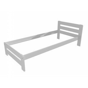Jednolůžková postel VMK002B (Rozměr: 90 x 200 cm, Barva dřeva: barva bílá)