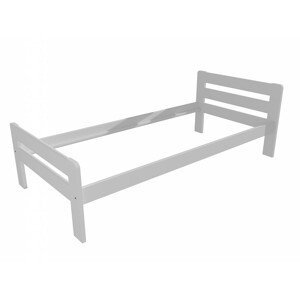 Jednolůžková postel VMK002C (Rozměr: 90 x 200 cm, Barva dřeva: barva bílá)