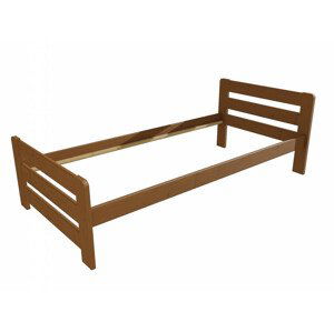 Jednolůžková postel VMK002D (Rozměr: 90 x 200 cm, Barva dřeva: moření dub)