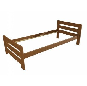 Jednolůžková postel VMK002D (Rozměr: 100 x 200 cm, Barva dřeva: moření dub)