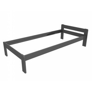 Jednolůžková postel VMK003A (Rozměr: 90 x 200 cm, Barva dřeva: barva šedá)