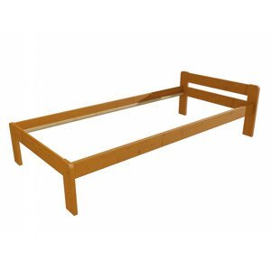 Jednolůžková postel VMK003A (Rozměr: 90 x 200 cm, Barva dřeva: moření olše)