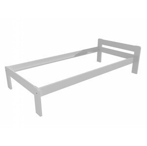 Jednolůžková postel VMK003A (Rozměr: 90 x 200 cm, Barva dřeva: barva bílá)