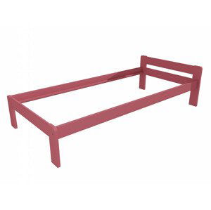 Jednolůžková postel VMK003A (Rozměr: 90 x 200 cm, Barva dřeva: barva růžová)