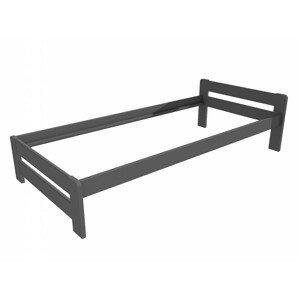 Jednolůžková postel VMK003B (Rozměr: 90 x 200 cm, Barva dřeva: barva šedá)