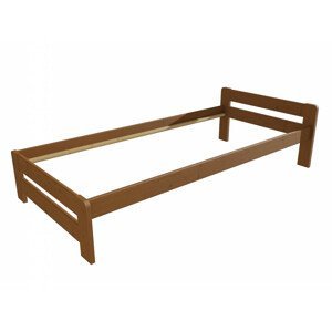 Jednolůžková postel VMK003B (Rozměr: 90 x 200 cm, Barva dřeva: moření dub)