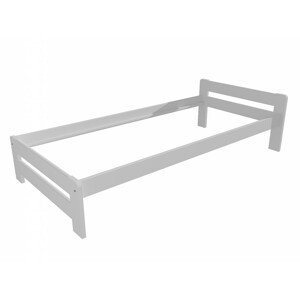 Jednolůžková postel VMK003B (Rozměr: 90 x 200 cm, Barva dřeva: barva bílá)